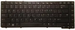 Replacement Keyboard with Pointstick for HP EliteBook 8440p 8440w Series Competible 594052-001 598042-001 V103102CS11 US Black