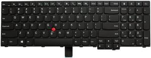 PANSI Replacement Keyboard for Lenovo Thinkpad E550 E550C E555 E560 E565 Laptop No Backlight
