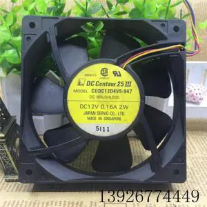 For Japanese Servo/Seiko 12cm Cooling Fan CUDC12D4VS-947 12V 0.16a 3-Wire Fan For Japanese Servo/Seiko 12cm Cooling Fan CUDC12D4VS-947 12V 0.16a 3-Wire Fan
