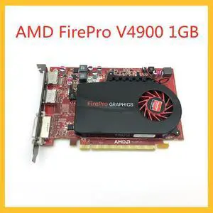 Graphics Card For AMD FirePro V4900 1GB Professional Graphics Multi-screen Design 3D Modeling Rendering Graphics Card