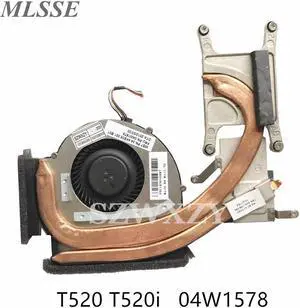 For Lenovo Thinkpad T520 T520i Cooler Cooling Heatsink Fan FRU 04W1578 75Y5782 04W1579 04W0439 75Y5790 100% Tested