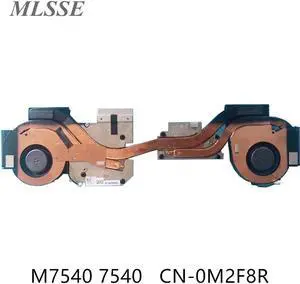 For DELL M7540 7540 Series CPU Radiator Fan HeatSink NV-256 M2F8R 0M2F8R CN-0M2F8R Fast Ship