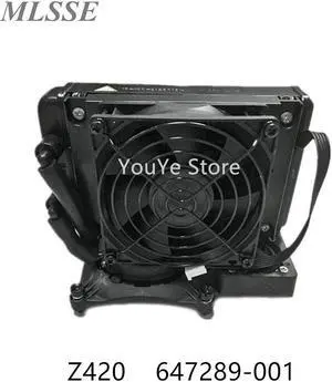 For HP Z420 Water Liquid Cooling Fan Heatsink 647289-001 647289-002 647289-003 100% Tested Fast ship