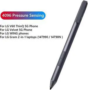 For LG Wacom AES 2.0 Active Stylus Pen for LG V60, Velvet, Wing and LG Gram 2-in-1 Laptop (14T990 / 14T90N Model) Touch Stylus