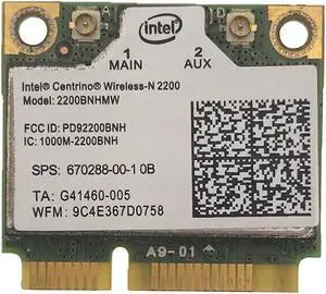Wireless N-2200 2200BN 2200BNHMW Half Mini PCI-e 300Mbps Wireless Wifi Wlan Card SPS:670288-001 for HP laptop