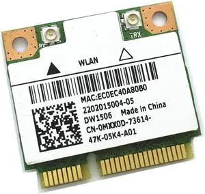 for Atheros AR5B125 FOR DW1506 802.11 b/n Half-Height Wireless wifi Mini PCI-E Card