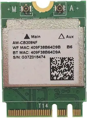 For AW-CB209NF Realtek RTL8821AE Dual Band 2.4+5GHz 433M Bluetooth V4.0 NGFF M.2 Wifi WLAN 802.11ac Wireless Card For AW-CB209NF Realtek RTL8821AE Dual Band 2.4+5GHz 433M Bluetooth V4.0 NGFF M.2 Wifi WLAN 802.11ac Wireless Card