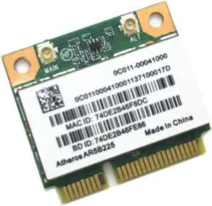 AR5B225 WIFI Wireless Fit for Bluetooth BT 4.0 Half MINI PCI-E Card  Laptop Network Adapter