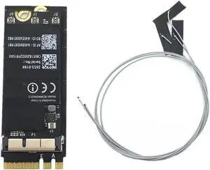 802.11AC BCM943602CS BCM943602CSAX Airport WiFi WLAN Card Support Bluetooth 4.0+NGFF Adapter+Antennas