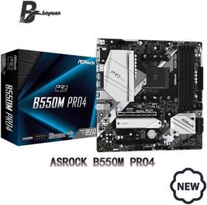ASROCK B550M Pro4 B550 DDR4 4733+(OC)MHz M.2 128G support AMD Ryzen R3 R5 R7 R9 Desktop CPU Motherboard Socket AM4
