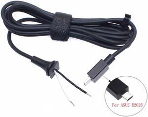 1pc DC Power Charger Cable Cord for Small square Port 6PIN 19V 1.75A 33W ASUS EBOOK E202S TP200S E200H X205TA  X205  C202P C100P