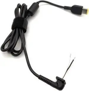 10pcs DC Power Jack Plug USB Pin Square Power Supply Connector Cable for Lenovo 20V Laptop Charger DC Cord Cable 1.5m