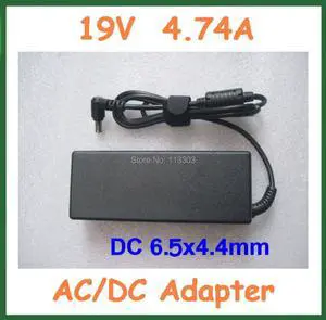 20pcs AC/DC Adapter 19V 4.74A 90W Power Supply for Sony Laptop DC 6.5x4.4mm with AC Cable Laptop Charger