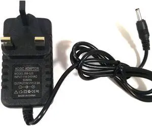100pcs UK Plug Wall Home Charger 5V 2.5A 3.5x1.35mm / 3.5*1.35mm Power Supply Adapter