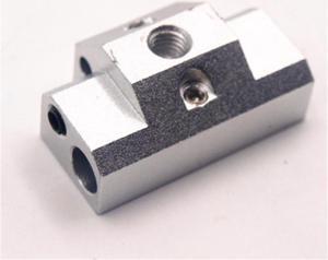 Dual Extrusion Cyclops plus upgrade heater block Multi Color Cyclops 2 In 1 Out Aluminium Heater Block Fast Ship
