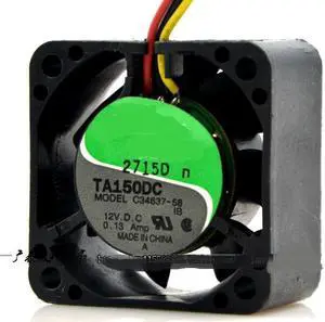 C34637-58 4020 4CM 12V 0.13A 3-wire cooling fan