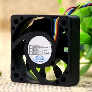 G5015M12D1 + 6 12V 0.200A 4-wire cooling fan 5015