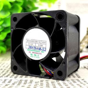 MD4028X12B1 + 6 4028 12V 0.35A 4 line mute cooling fan