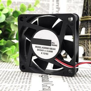 AGE06015B24H DC24V 3.84W 6015 6CM cooling fan