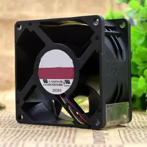 F-7038th12B 12V 0.50A 7038 7CM 4-wire cooling fan