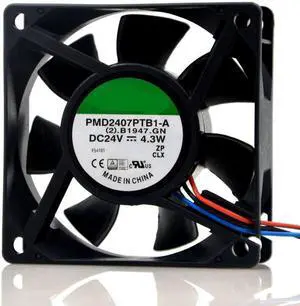 PMD2407PTB1-A 24V 4.3W 7CM 7025 3-wire inverter cooling fan