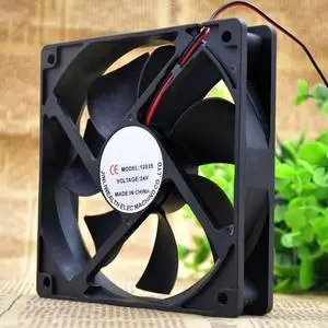 12025 12cm 24V 0.23A line ultra -silent 2 line variable frequency frequency frequency fans
