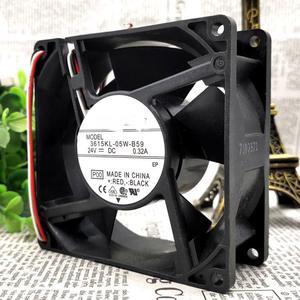 3615KL-05W-B59 9038 DC24V 0.32A 3-wire inverter cooling fan