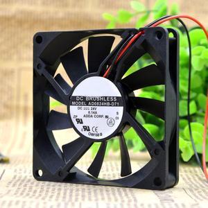 AD0824HB-D71 8015 DC24V 0.14A 2-line cooling fan