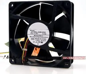 4715KL-04W-B30 12038 12V 0.72A 12CM silent high air volume cooling fan