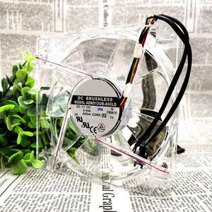 ADN512UB-A90LD 13525 12V 0.44A 3 line   Transparent LED with lamp cooling fan