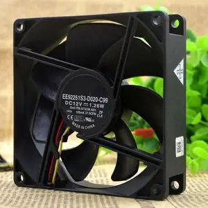 EE92251S3-D020-C99 12V 9cm 9025 3-wire DC cooling fan