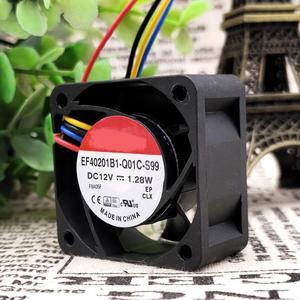 EF40201B1-Q01C-S99 4020 DC12V 1.28W 4 wire cooling fan