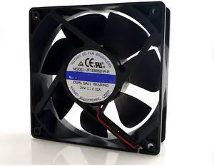 JF1238B2HR-R 24V 0.32A 12CM 12038 2-wire cooling fan