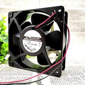 The AD1224UB-F51 12038 24V 0.40A aluminum frame 2 wire transformer cooling fan