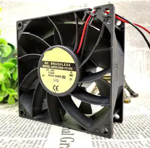 AD0924MB-F91DS DC 24V 0.30A 9038 9cm 2-wire cooling fan