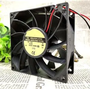 AD0924MB-F91DS DC 24V 0.30A 9038 9cm 2-wire cooling fan