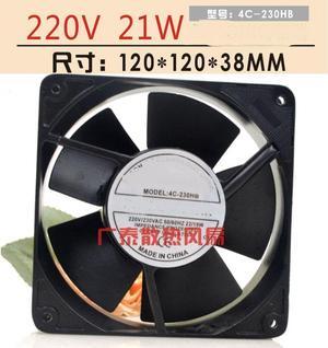 4C-230HB 220V 12038 12cm axial flow cooling chassis equipment fan