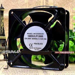 LW12038SA2H 158DS2LP13000 220V 0.12 0.14A 12CM 12038 2-wire cabinet cooling fan