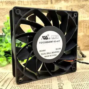FD1238B48W7-63-4JY DC48V 62.40W 12cm12038 cooling fan