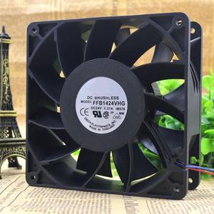 The FFB1424VHG 14050 14CM 24V 1.37A 3 line large air volume Violent inverter fan