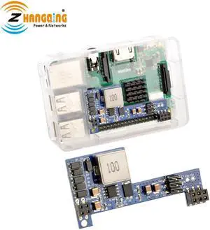 Passive POE-PiHat 10W PoE delivering power to a Raspberry Pi 3B+ or Pi 4, Output 5V PoE Hat board