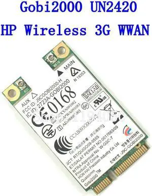 Gobi2000 UN2420 Wireless 3G WWAN Network Card For 2540P 2740P 8440P 8440W 8540P 8540W 8740P
