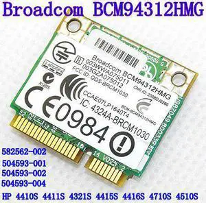 Broadcom Bcm94312hmg Bcm4312 Half Mini Pci-e Wireless Wifi Card 802.11  B G