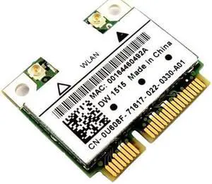 Atheros AR9280 DW1515 WIFI U608F Wireless Wifi Wlan N Half Mini pci-e 802.11BGN Card for  300Mbps
