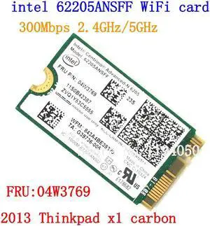 for Lenovo Thinkpad x1 carbon 62205ANSFF N6205 62205AN SFF WIFI Card Wifi Wlan Network Cards 04W3769 NGFF M.2 6205