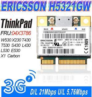 H5321GW HSPA+21Mbps 3g Module WWAN Card USE for Thinkpad x1 Carbon IBM X230 W530 T430 E520 04W3786 60Y3297 0A36319 3G CARD