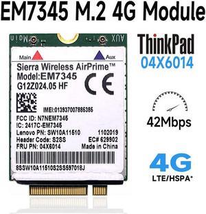 EM7345 4G LTE / HSPA+ Mobile Broadband 4G CARD WWAN Module 04X6014 for Lenovo Thinkpad T440 W540 T440P X240 L540 X250