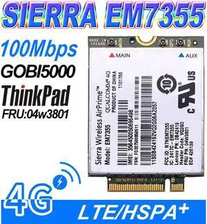 Sierra Gobi5000 EM7355 LTE/EVDO/HSPA+ 42Mbps NGFF Card 4G Module for Lenovo Thinkpad T431s T440 T440s T440p T540P W540 X240