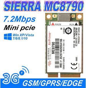 MC8790 Unlock Sierra Wireless AirPrime MC8790 7.2Mbps 5.76Mbps HSUPA + GPS 3G WWAN Mini PCI-E Card Mobile Broadband GSM