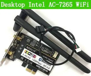 Desktop AC-7265 802.11AC Dual Band 867Mbps Bluetooth 4.0 WiFiIntel 7265NGW WIFI CARD Linux/Win7/Win8/Win10/AP